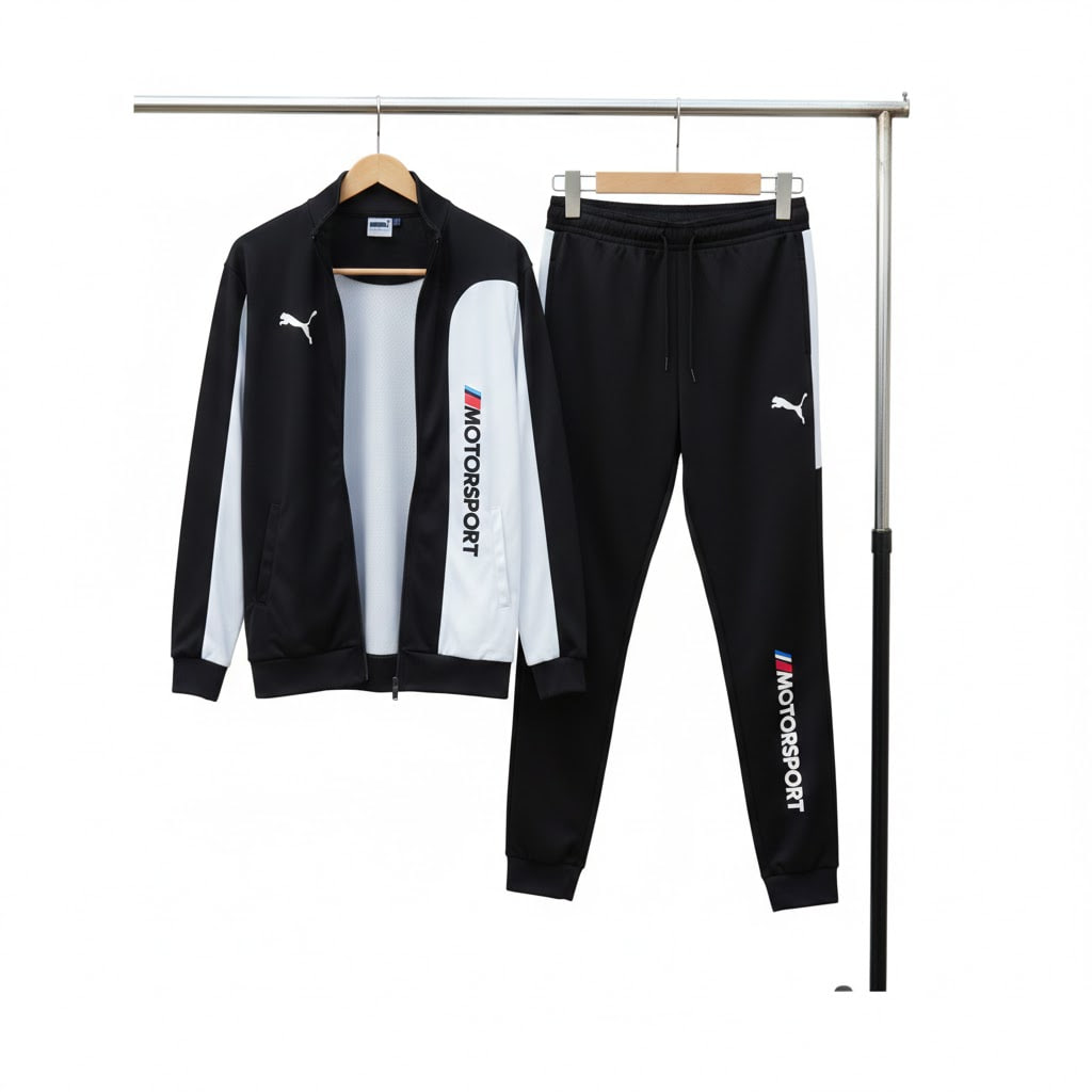 ست اسپرت بهاره مردانه سوییشرت شلوار مدل MotorSport