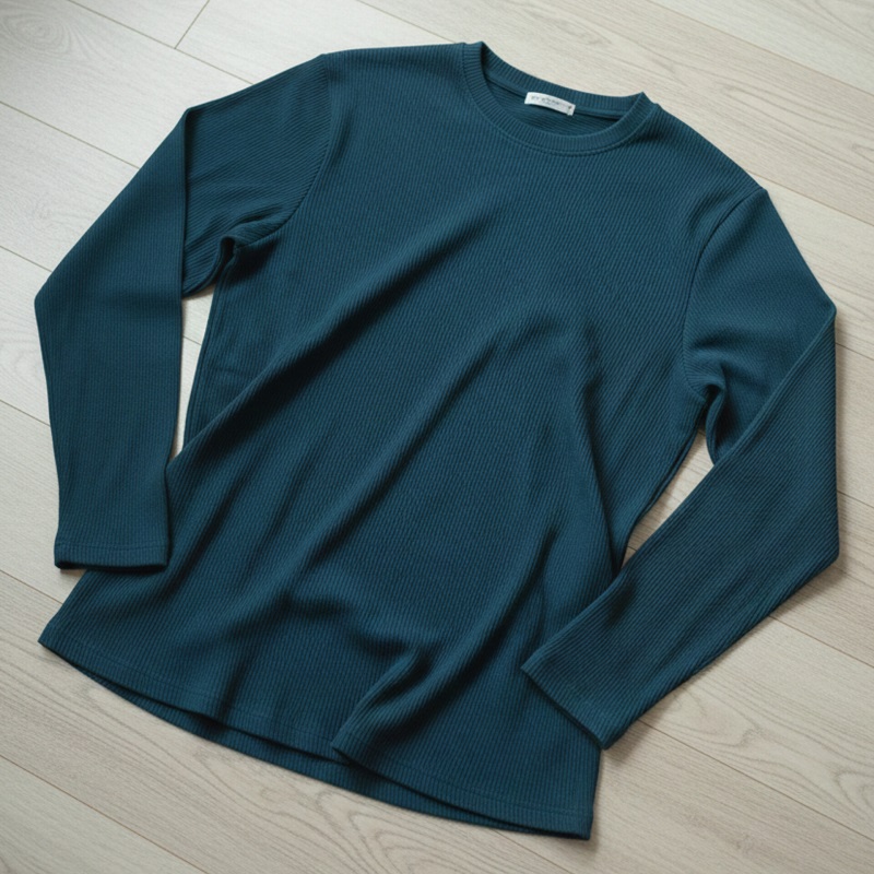 بلوز مردانه آستین بلند سبز مدل Atra