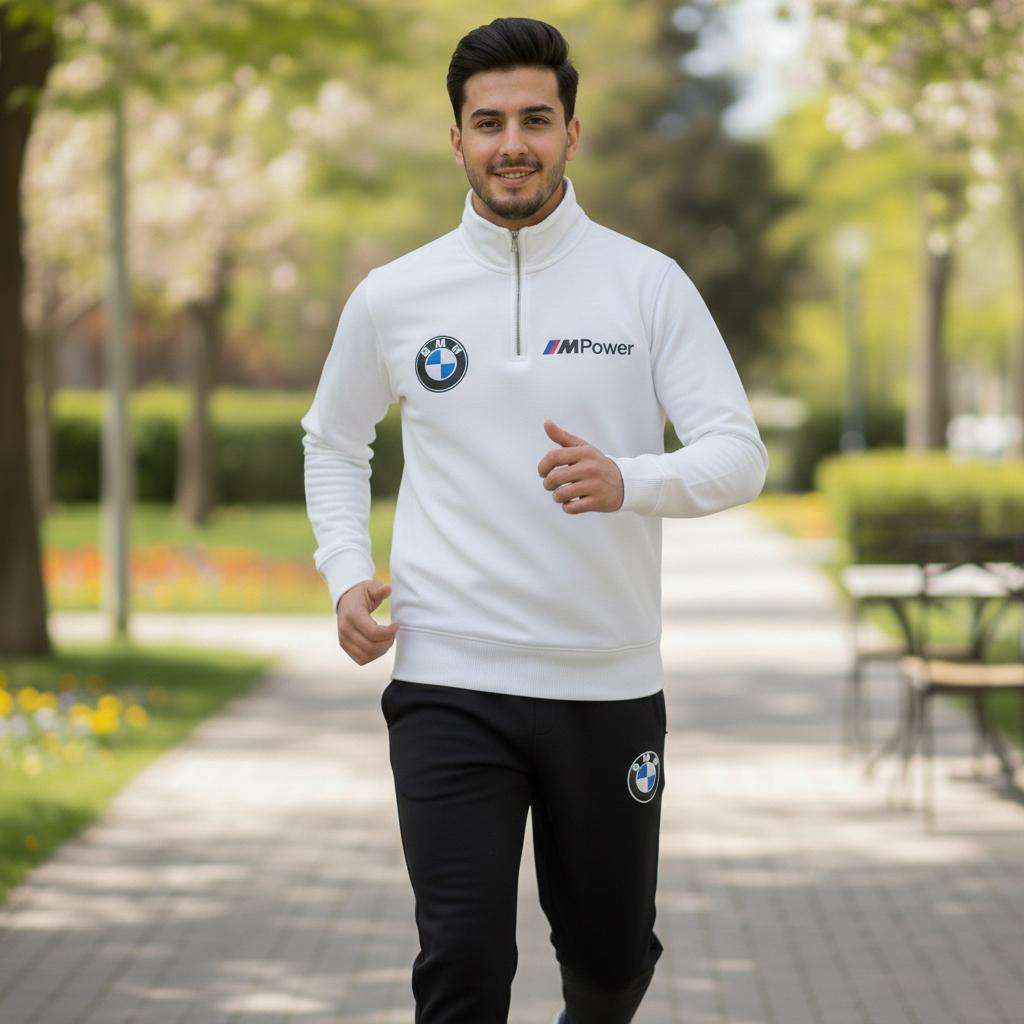 ست راحتی مردانه سوییشرت شلوار مدل Mpower