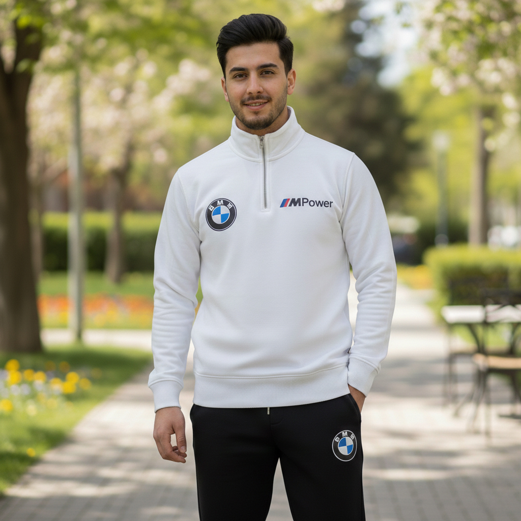 ست راحتی مردانه سوییشرت شلوار مدل Mpower